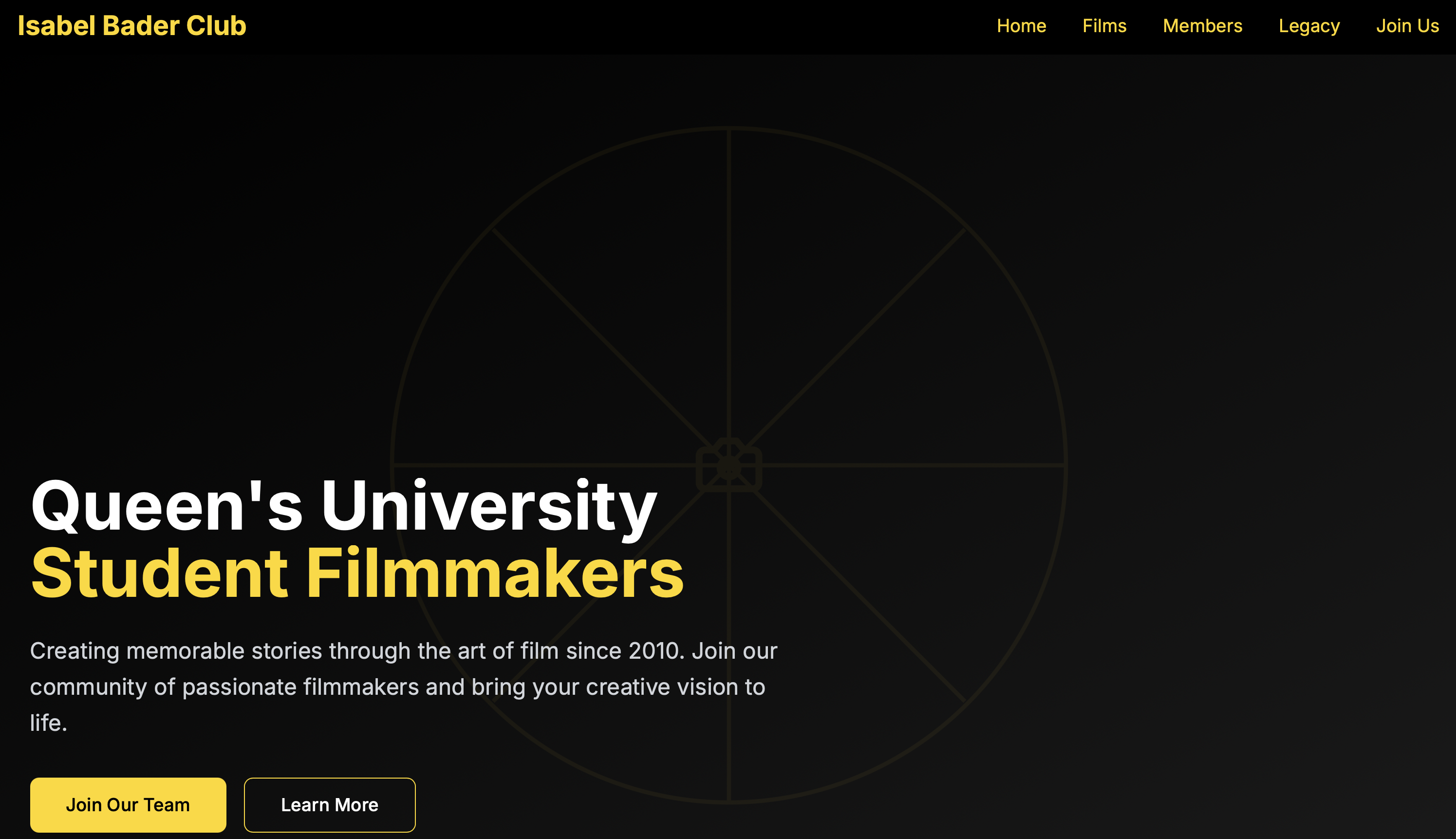 Isabel Bader Theatre Club website preview placeholder